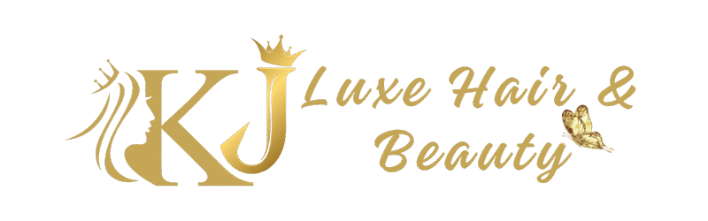 kj luxe hair & beauty boutique logo
